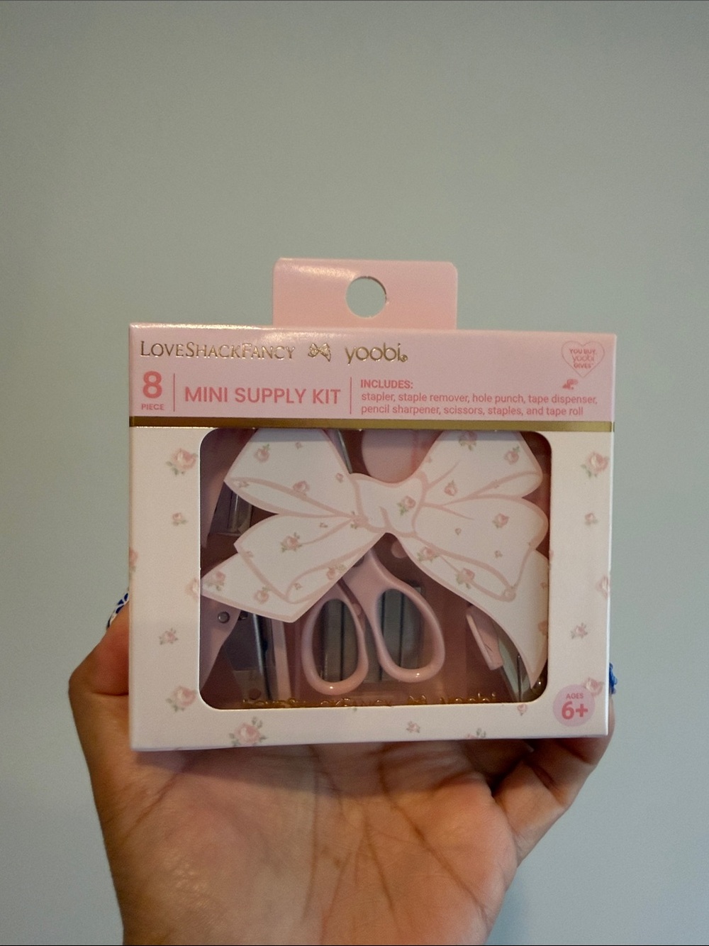 🎀 LoveShackFancy x Target - Yoobi Blooming Heirloom Ditsy Mini Supply Kit